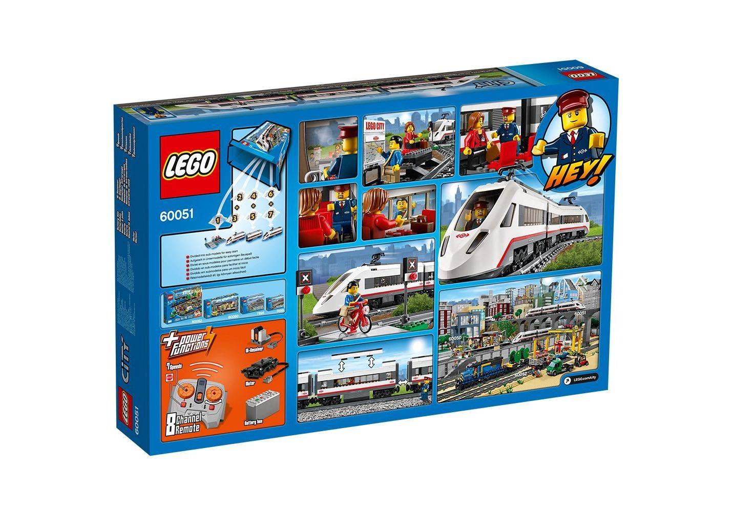 アズイリス LEGO City High-Speed Passenger Train 60051 Set Review